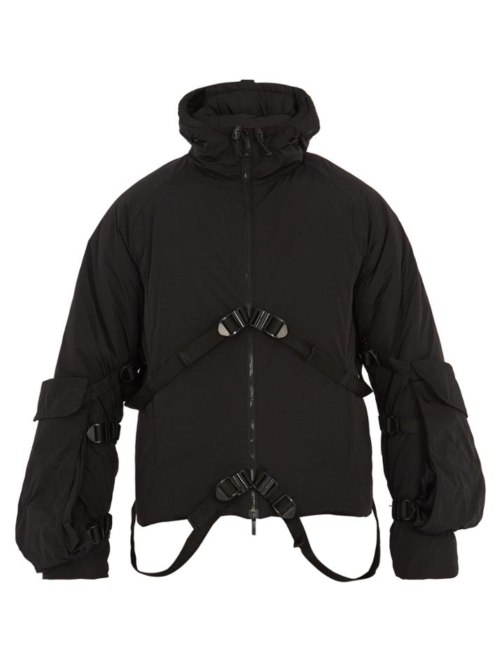 Cottweiler Strap-detail Nylon Hooded Jacket