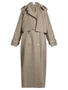 Stella Mccartney Cecile Oversized Checked Trench Coat