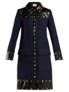 Sonia Rykiel Stud-embellished Wool-blend Coat