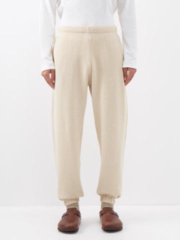 Ghiaia Cashmere - Cashmere Track Pants - Mens - Beige