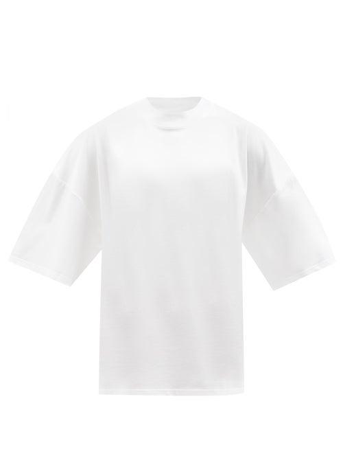The Row - Doubi Boxy Pima Cotton-jersey T-shirt - Womens - White