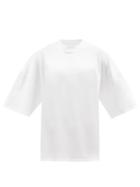 The Row - Doubi Boxy Pima Cotton-jersey T-shirt - Womens - White