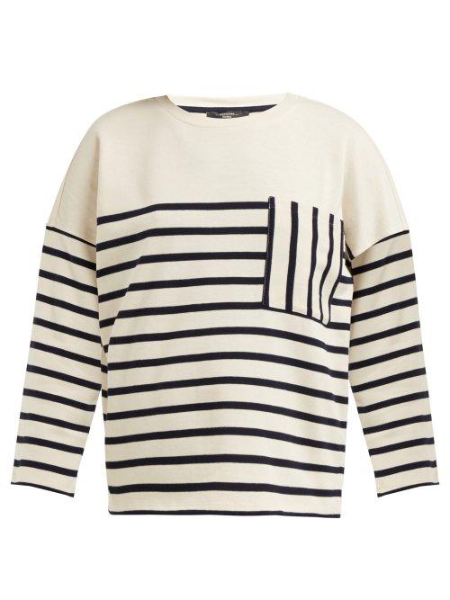 Matchesfashion.com Weekend Max Mara - Recital Sweater - Womens - White Stripe