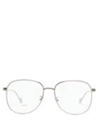 Matchesfashion.com Loewe - Aviator Metal Glasses - Womens - Dark Grey