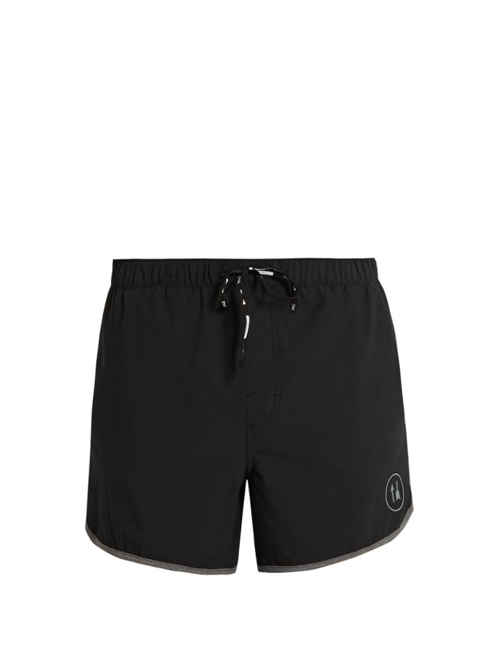 The Upside Run Logo-print Performance Shorts