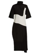 Acne Studios Dilona High-neck Contrast-panel Dress