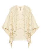 Burberry London Fil Coup Wool And Cashmere-blend Shawl