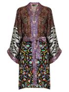 Duro Olowu Multi-print Kimono Georgette Dress