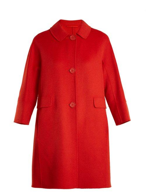 Matchesfashion.com S Max Mara - Este Coat - Womens - Red