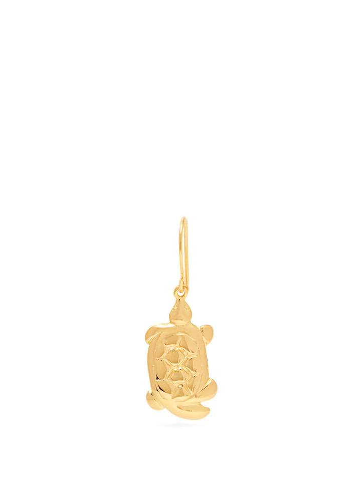 Aurélie Bidermann Gold-plated Turtle Single Earring
