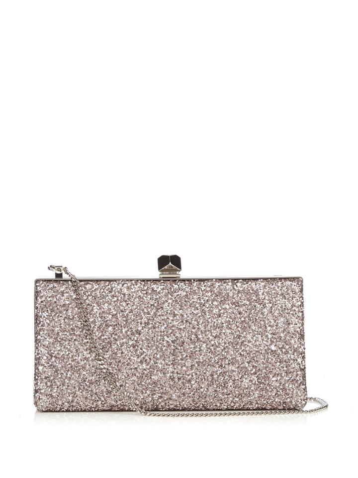 Jimmy Choo Celeste Small Glitter Clutch