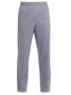 Matchesfashion.com Hamilton And Hare - Cotton And Cashmere Blend Pyjama Trousers - Mens - Blue