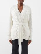 Gabriela Hearst - Aguirre Belted Cashmere Cardigan - Womens - Ivory