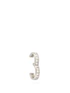 Matchesfashion.com Alan Crocetti - Rodeo Crystal Sterling Silver Single Earring - Womens - Silver
