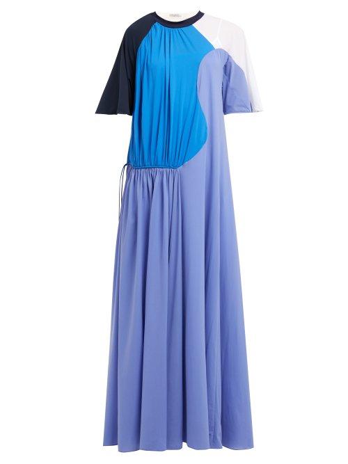 Matchesfashion.com Sportmax - Leida Dress - Womens - Blue Multi