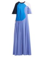 Matchesfashion.com Sportmax - Leida Dress - Womens - Blue Multi