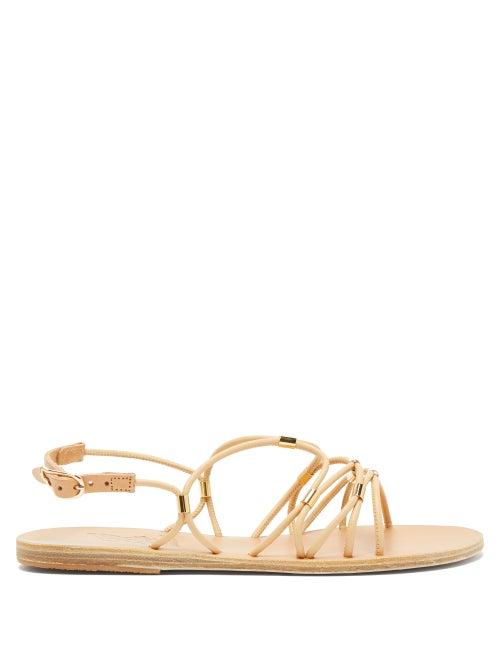 Matchesfashion.com Ancient Greek Sandals - Pasifai Leather Sandals - Womens - Tan Gold