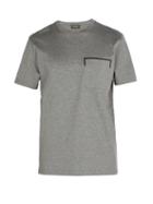 Matchesfashion.com Berluti - Chest Pocket Cotton T Shirt - Mens - Grey