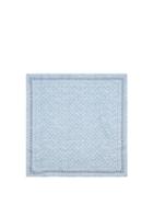 Matchesfashion.com Brunello Cucinelli - Polka-dot And Houndstooth Silk Pocket Square - Mens - Blue Multi