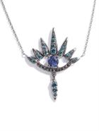 Nikos Koulis Diamond, Sapphire & Gold Necklace