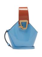 Matchesfashion.com Danse Lente - Johnny Mini Leather Bucket Bag - Womens - Blue Multi