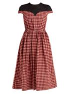 Fendi Madras-check Cotton Dress