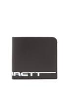 Matchesfashion.com Neil Barrett - Logo Print Leather Billfold Wallet - Mens - Black
