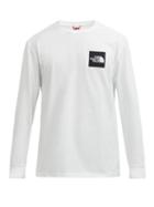 Matchesfashion.com The North Face - Boruda Long-sleeved Cotton-jersey T-shirt - Mens - White