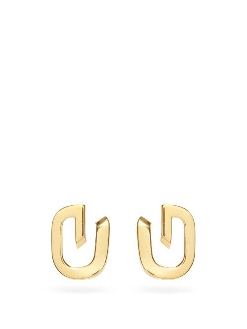 Matchesfashion.com Givenchy - G Link Earrings - Womens - Yellow Gold