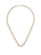Matchesfashion.com Zo Chicco - Graduating Diamond & 14kt Gold Curb-chain Necklace - Womens - Gold