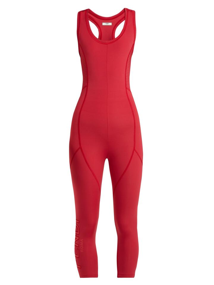 Fendi Perforated Jumpsuit