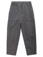 Matchesfashion.com Ssone - Garden High-rise Striped Organic-cotton Jeans - Womens - Denim