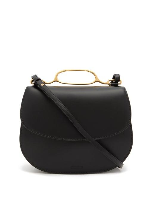 Matchesfashion.com Jil Sander - Hardware-trimmed Leather Cross-body Bag - Womens - Black
