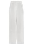 Matchesfashion.com Asceno - Rivello High-rise Pleated Silk Trousers - Womens - White