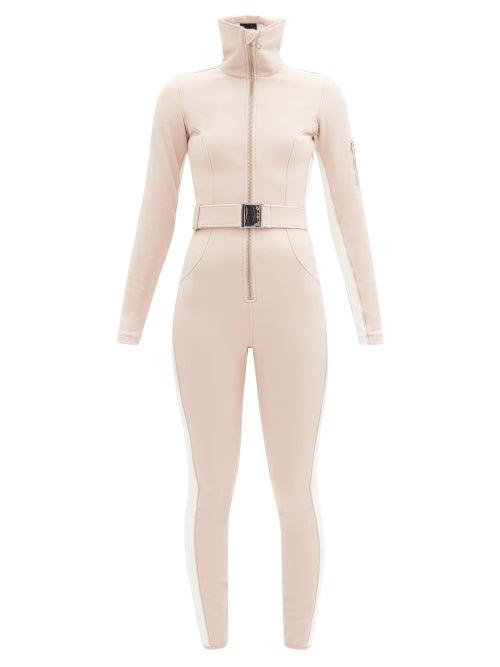 Matchesfashion.com Cordova - Belted Technical-twill Ski Suit - Womens - Dusty Pink