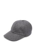 Matchesfashion.com Brunello Cucinelli - Panelled Wool Baseball Cap - Mens - Grey
