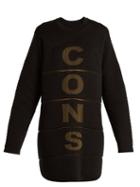 Matchesfashion.com Charli Cohen - Consumed Wool Blend Performance Sweater - Womens - Black Multi