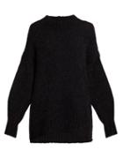 Matchesfashion.com Isabel Marant - Idol Oversized Knitted Mohair Sweater - Womens - Black