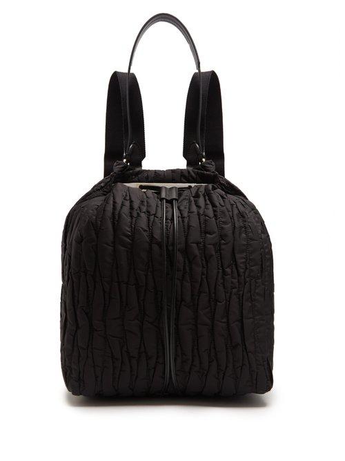 Matchesfashion.com The Row - Backpack 11 Quilted Nylon Backback - Womens - Black