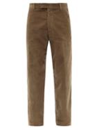 The Row - Elijah Corduroy Straight-leg Trousers - Mens - Beige