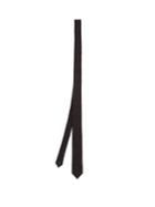 Saint Laurent Leopard-print Textured Silk Tie
