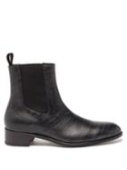 Tom Ford - Tejus Lizard-effect Leather Chelsea Boots - Mens - Black