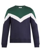 Valentino Tri-colour Cotton-blend Sweatshirt