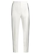Dolce & Gabbana High-rise Straight-leg Wool-blend Trousers