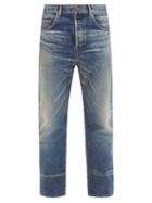 Matchesfashion.com Saint Laurent - Straight-leg Cotton-denim Jeans - Mens - Blue