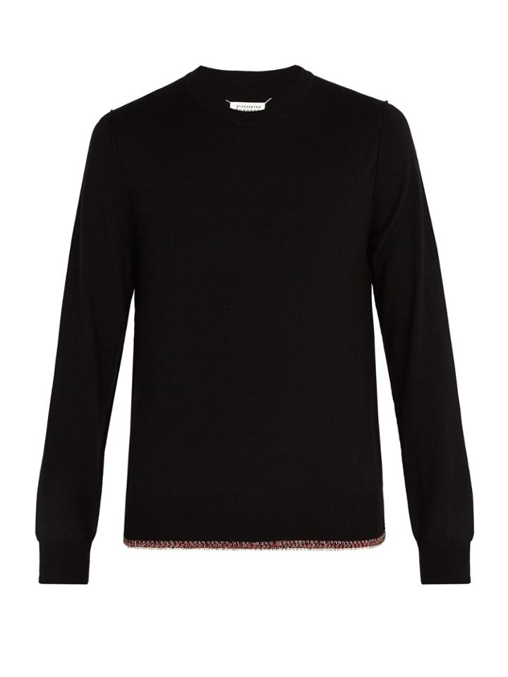 Maison Margiela Knitted Wool-blend Sweater