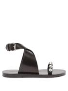 Isabel Marant - Judio Studded Leather Sandals - Womens - Black