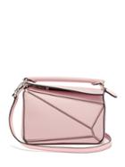 Matchesfashion.com Loewe - Puzzle Mini Leather Cross Body Bag - Womens - Pink