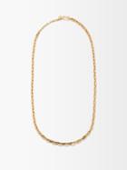 Shay - Deco Link 18kt Gold Necklace - Mens - Yellow Gold