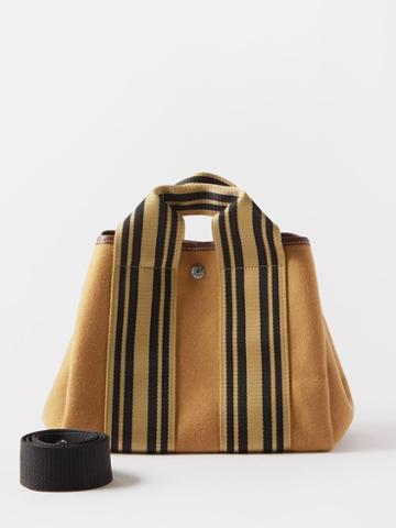 Rue De Verneuil - Traverse Flannel Tote Bag - Womens - Tan Multi